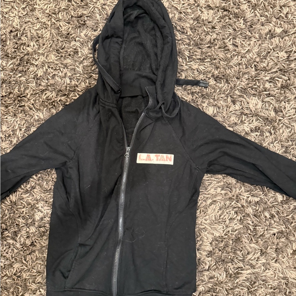 Danskin Black Zip-Up Hoodie